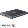 Зовнішній твердотільний накопичувач Samsung T7 1TB Titan Gray (MU-PC1T0T/WW)
