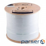 Кабель телевізійний FinMark RG-6 TRISHIELD, CU, 305м , white (F6TSVcu_305_white)