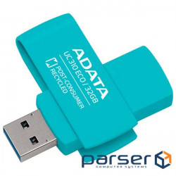 Flash A-DATA USB 3.2 UC310 Eco 32Gb Green (UC310E-32G-RGN)