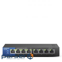 Network switch Cisco SG350X-48-K9-EU Тип - управляемый 3-го уровня, форм-фактор - в стойку, количество портов - 54, порты - SFP+, Gigabit Ethernet, комбинированный, возможность удаленного управления - управляемый, коммутационная способность - 176 Гбит/ с, размер таблицы МАС-адресов - 64000 Кб, корпус - Металический, 48x10/ 100/ 1000TX, 2хSFP+ Linksys LGS108P