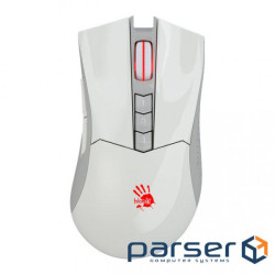 Миша ігрова бездротова A4-Tech Bloody R90 Plus, біла (R90 Plus (Greyish White)) (R90 Plus (Greyish White))