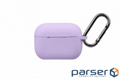 Чохол 2Е для Apple AirPods Pro, Pure Color Silicone (2.5mm) , Light purple (2E-PODSPR-IBPCS-2.5-LPR)