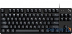 LOGITECH G413 TKL SE Corded Mechanical Gaming Keyboard - BLACK - US INT"L - USB - TACTI (920-010446
