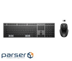 Комплект клавіатура та миша НР 720 Multi-Device Rechargeable, BT, EN/UK, чорний (9T5A9AA)