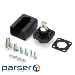 Корпусна прохідна клема 150A-A, М8-M6, 150A, 600V, &le,0,6 мОм, мідь, IP54, Bl (YT-150A-A-Black) , IP54, Bl (YT-150A-A-Black)