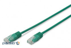 Patch cord 0.5m , UTP, cat.5e, CU, green Digitus (DK-1511-005/G)