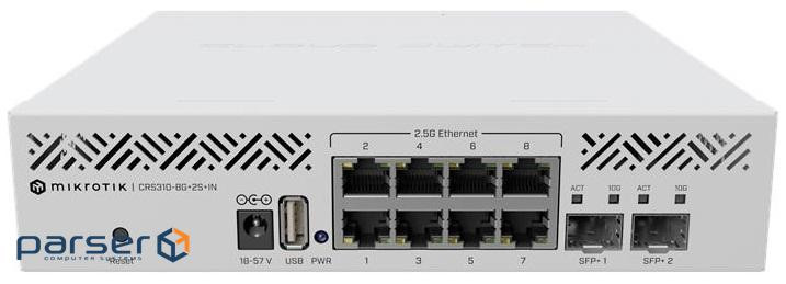 Комутатори керованих MikroTik CRS310-8G+2S+IN