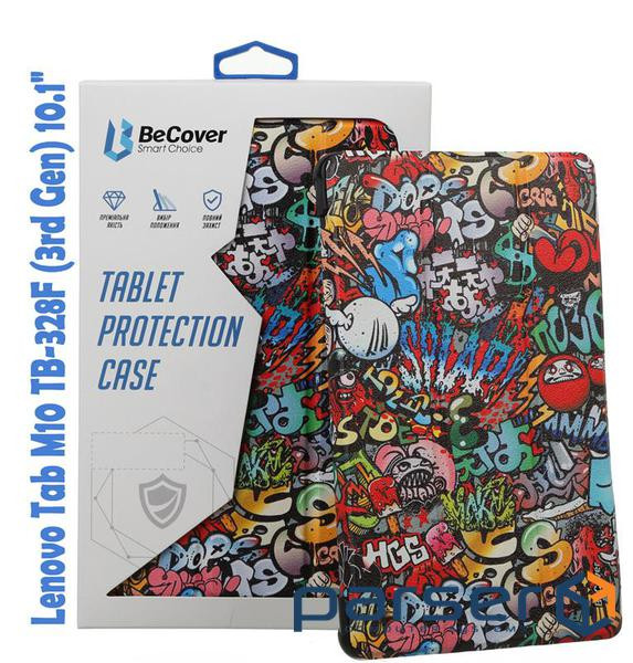 Чехол-книжка BeCover Smart для Lenovo Tab M10 TB-328F (3rd Gen) 10.1" Graffiti (708294)