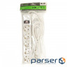 Power strip extension POWERPLANT JY-1056/ 3 White 3м (PPSA10M30S5)