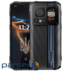 Смартфон Sigma mobile X-treme PQ58 Black, 6.58'' (2408x1080) IPS / MediaTek Helio G99 / ОЗУ 12 ГБ / 2