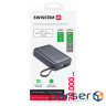 Батарея універсальна SWISSTEN 20000mAh SPACE 22/5W PD QC w/built-in cables USB-C/LIG (8595217490598)