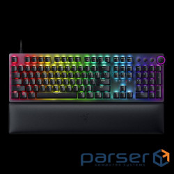 Gaming keyboard Razer Huntsman V2 Purple Switch RU Black (RZ03-03931300-R3R1)