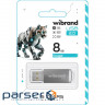 Флешка WIBRAND Cougar 8GB USB2.0 Silver (WI2.0/CU8P1S)