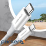 Дата кабель USB-C to USB-C 1.0m US264 ABS Shell White Ugreen (60518)