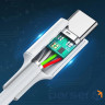 Дата кабель USB-C to USB-C 1.0m US264 ABS Shell White Ugreen (60518)
