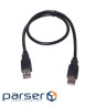 Дата кабель USB 2.0 AM/AM 0.5m PowerPlant (KD00AS1213)