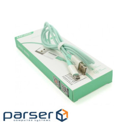 Дата кабель USB 2.0 AM to Micro 5P 1.0m KSC-723 GAOFEI Green 2.4A iKAKU (KSC-723-G)
