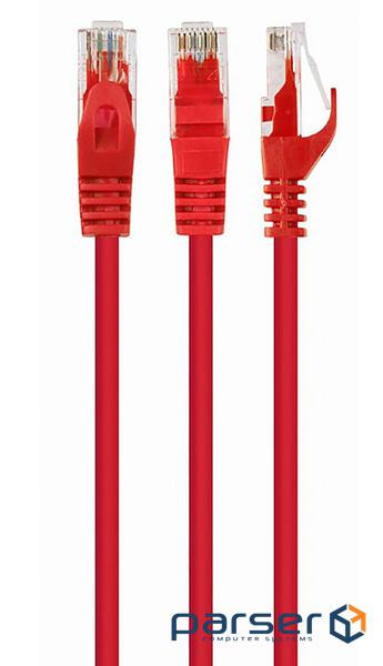 Патчкорд UTP Cat.5e (2м червоний ), CU (PAUT3200-CU-RD)