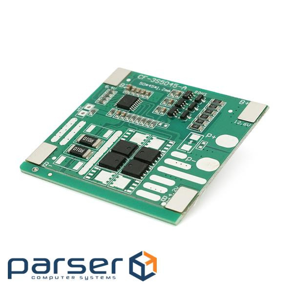 BMS плата Changfa Li-ion 12V 3S 12A, симетрія (CF-3S-12A) (CF-3S-12A)