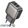 Зарядний пристрій BOROFONE 2xUSB BAS51A black (6941991116100)