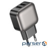 Зарядний пристрій BOROFONE 2xUSB BAS51A black (6941991116100)