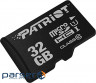 Карта пам'яті PATRIOT 32 GB microSDHC UHS-I LX Series (PSF32GMDC10)