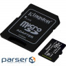 Карта пам'яті KINGSTON microSDXC Canvas Select Plus 128GB UHS-I U3 V10 A1 Class 10 + SD (SDCS2/128GB)