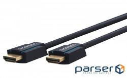 Кабель монітора-сигнальний HDMI M/M 0.5m,UHD 8K@60Hz HDR Casual OFC,чорний (75.04.0987-1) (75.04.0987-1)