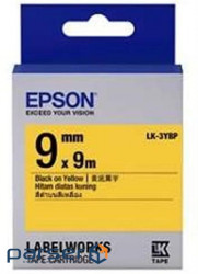 Стрічка для принтера етикеток Epson LK3YBP (C53S653002)