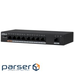 Network switch Cisco SG350X-48-K9-EU Тип - управляемый 3-го уровня, форм-фактор - в стойку, количество портов - 54, порты - SFP+, Gigabit Ethernet, комбинированный, возможность удаленного управления - управляемый, коммутационная способность - 176 Гбит/ с, размер таблицы МАС-адресов - 64000 Кб, корпус - Металический, 48x10/ 100/ 1000TX, 2хSFP+ Dahua PFS3009-8ET-96 (03818-05246)