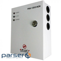 Power supply for video surveillance systems Kraft Energy PSU-1203/4CH