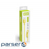 Дата кабель USB 2.0 AM to Micro 5P 1.0m soft silicone yellow ColorWay (CW-CBUM043-Y)