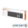 Клавіатура ножнична 2E KS270 105key, WL/BT, EN/UK, сіро-чорний (2E-KS270WBGR UA) (2E-KS270WBGR UA)