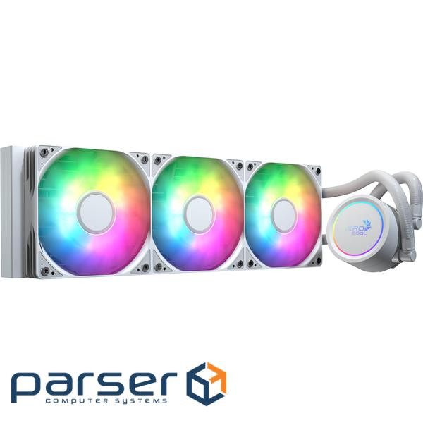 Система водяного охлаждения AeroCool Abyss L360R White (ACLA-AB36117.21), Intel: 1851/1700/1200/115X