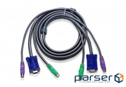 ATEN KVM Cable 2L-5005P / C 5m Кабель KVM 5m 2xPS / 2