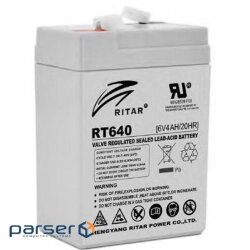 Акумуляторна батарея RITAR RT640 (6В, 4Ач)