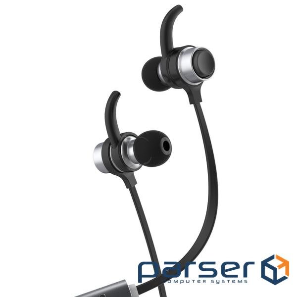 Wireless headphones Baseus B16 Comma Silver/Black (NGB16-0S)