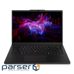 ноутбук 14.5WQXGA_M/U7-255H/32/1TB SSD/Intel HD/W1 1P/F/BL/Black LENOVO ThinkPad P14s G (21QT000BRA)