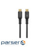 Дата кабель USB-C to USB-C 1.0m Promate (powerbolt240-1m.black)