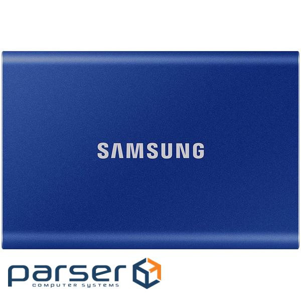 Зовнішній твердотільний накопичувач Samsung T7 2TB Indigo Blue (MU-PC2T0H/WW)