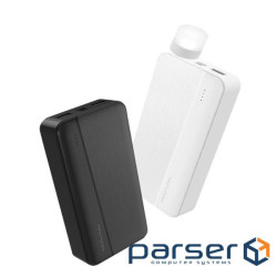 Зовнішній акумулятор WUW Y146 20000mAh + Led ліхтарик Black