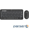 Комплект бездротової LOGITECH Pebble 2 Combo Tonal Graphite (920-012239)