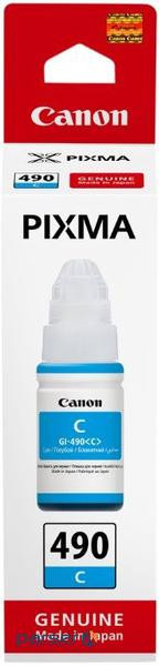 Контейнер з чорнилом  Canon GI-490 Cyan 70ml (0664C001)