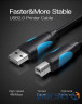 Кабель для принтера Vention USB A Male - B Male Print 3 м (VAS-A16-B300)