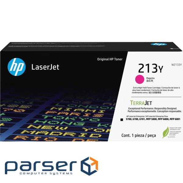 Картридж HP CLJ 213Y Magenta 12K (W2133Y)