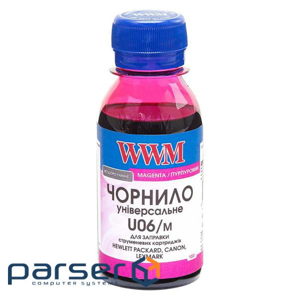 Чорнило WWM Canon/HP/Lexmark 100г Magenta (U06/M-2)