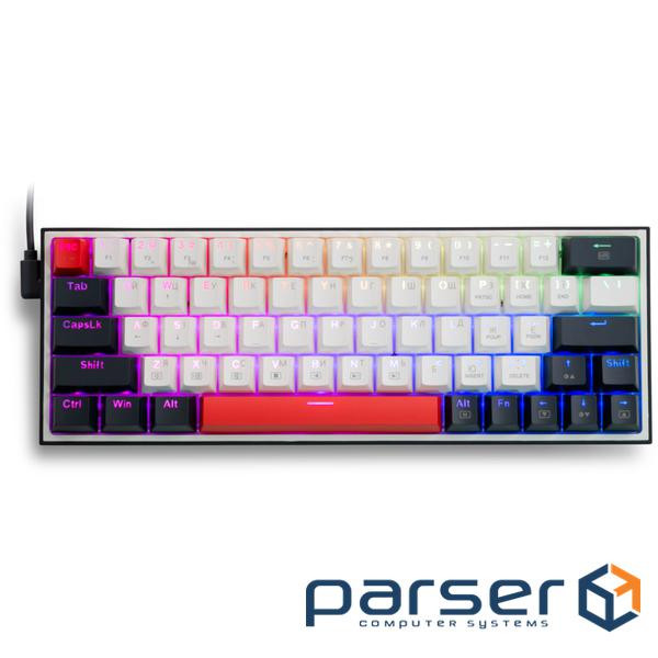 Клавіатура Thunderobot K63 RGB Red Switch USB UA White (6932066313449)