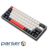 Клавіатура Thunderobot K63 RGB Red Switch USB UA White (6932066313449)