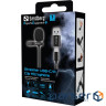 Провідний петличний мікрофон Streamer USB Clip USB-A/USB-C, кабель 3м, чорний (126-40)