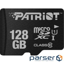 Карта памяти PATRIOT 128 GB microSDXC UHS-I LX (PSF128GMDC10)